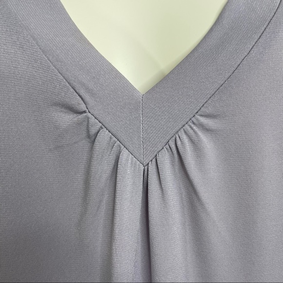 GUESS Lavender Tunic with Slit Sleeves - Sz. L - Picture 6 of 9